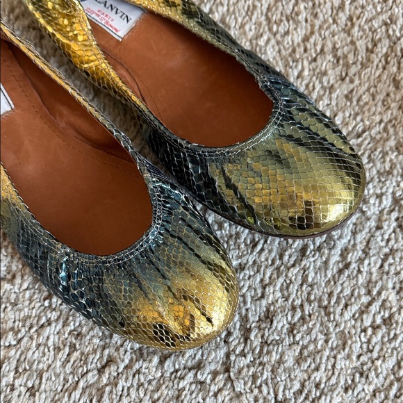 Lanvin Luxury Leather Ballet Flat Bundle Sz 37 eu - Picture 10 of 16